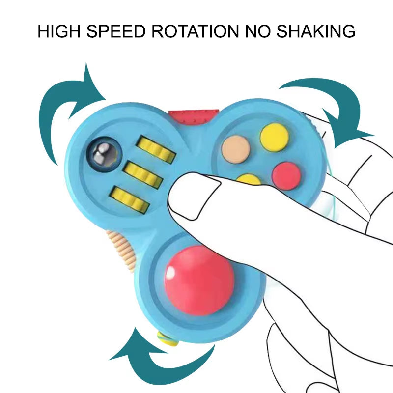 Rotating Magic Bean Adult Antistress Fidget Toy Autism ADHD Stress Relief Fingertip Toys for Kids Fidget Pad