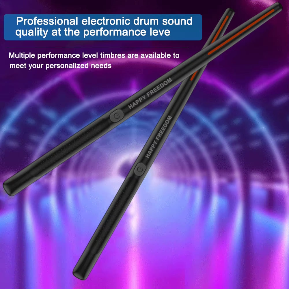 Somatosensory Virtual Drum Kit Electronic Air Drumsticks Musical Instrument Smart Wireless Virtual Reality Drum Stick Pedals Kit